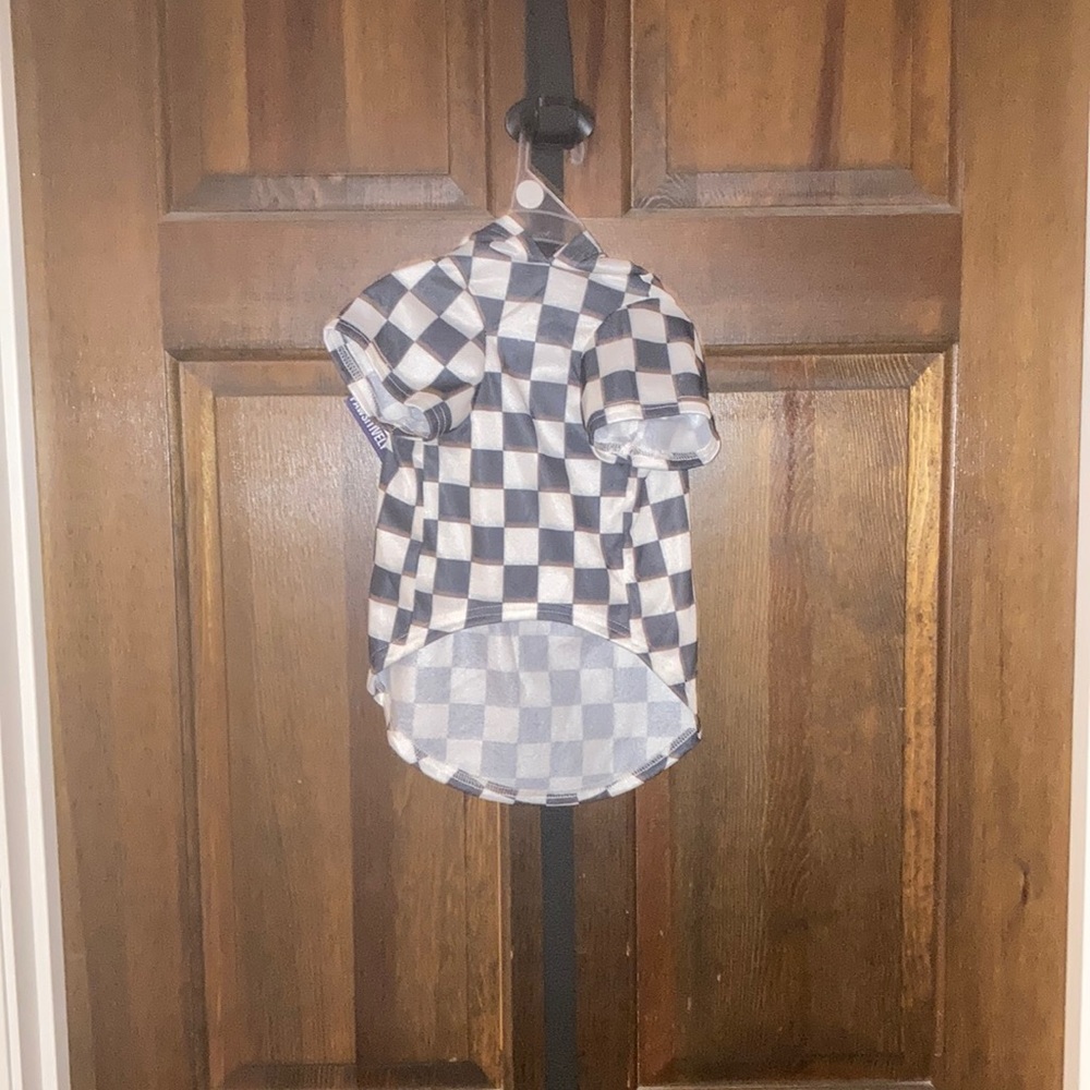 Checkered Dog Shirt size medium
